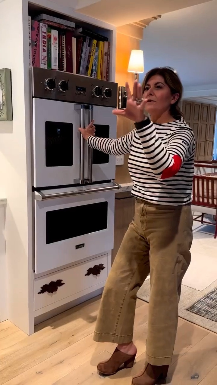 By now you’ve seen the majority of my kitchen, which has you wondering… where are my ovens?! Here is how I designed their placement to provide not only quietness for those gathering around the island but to create a separate nook for baking with additional counter space for baking accessories and a coffee station☕️

#LTKfamily #LTKhome #LTKFind