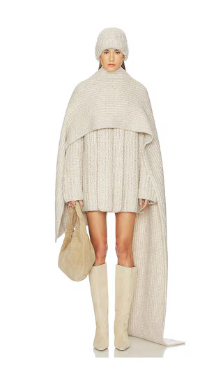 Joanie Scarf in Oatmeal | Revolve Clothing (Global)