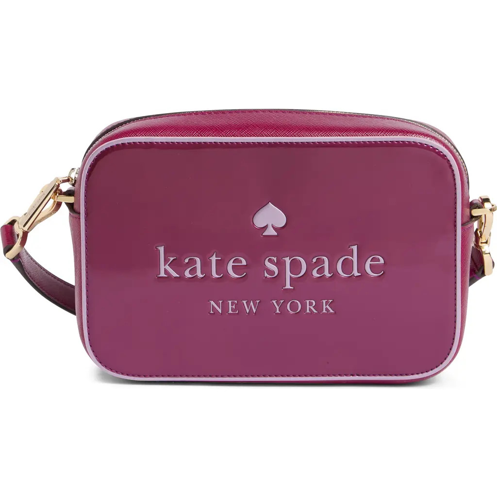 Kate Spade New York oh snap mini camera bag in Dark Raspberry Multi at Nordstrom Rack | Nordstrom Rack