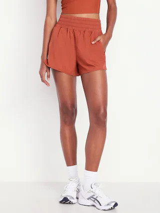 Extra High-Waisted Crinkle Run Shorts -- 3-inch inseam | Old Navy | Old Navy (US)
