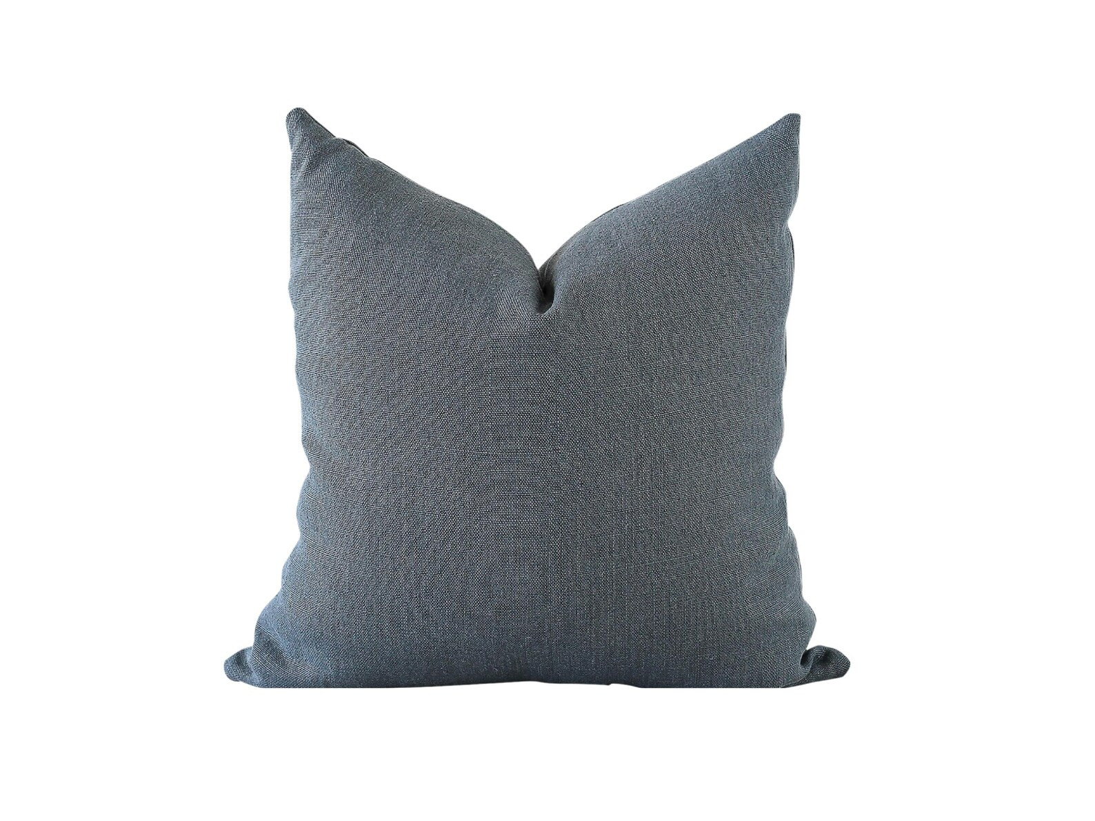 Blue Linen Pillow, Pillow Covers 20x20, Blue Bed Pillows, Designer Pillows for Sofa - Etsy | Etsy (US)