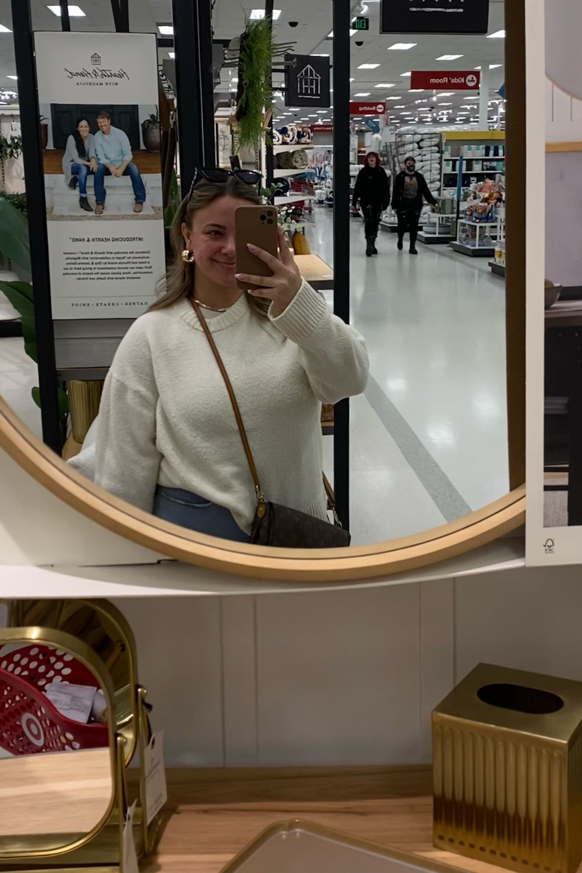 Little target run yesterday - wearing a L in the sweater 🤍🤍🤍

#LTKmidsize #LTKstyletip #LTKGiftGuide