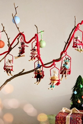 Ski Lift Felt Critter Garland, 72” | Terrain