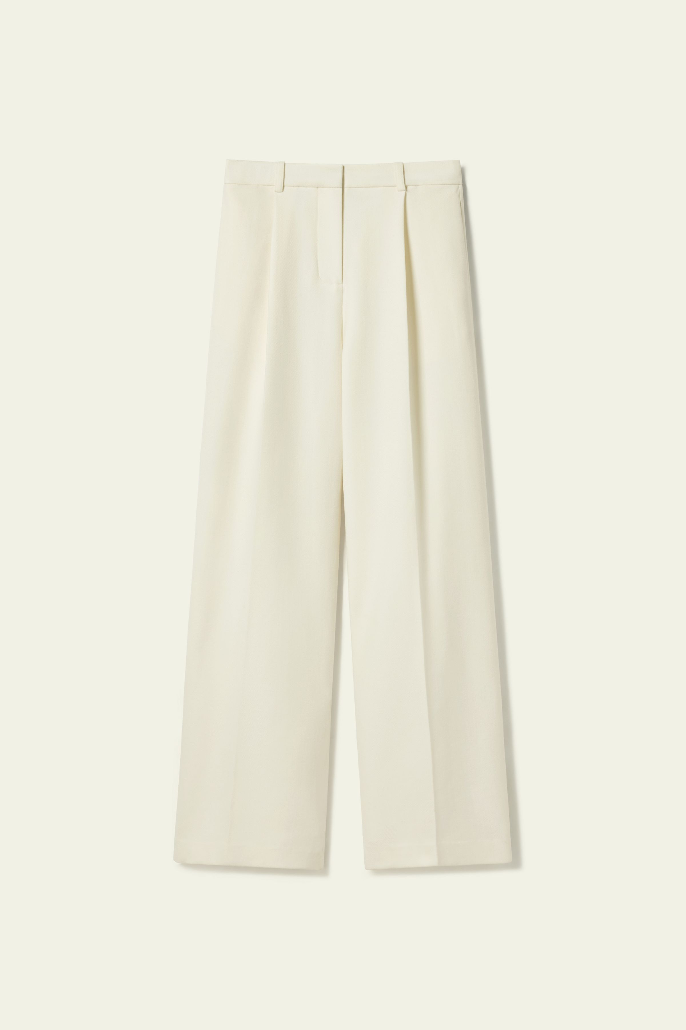Silk-Wool Tweed Blend Trousers | LILYSILK