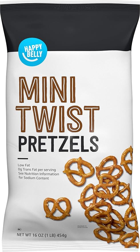 Amazon Brand, Happy Belly Mini Twist Pretzels, 16 Oz | Amazon (US)
