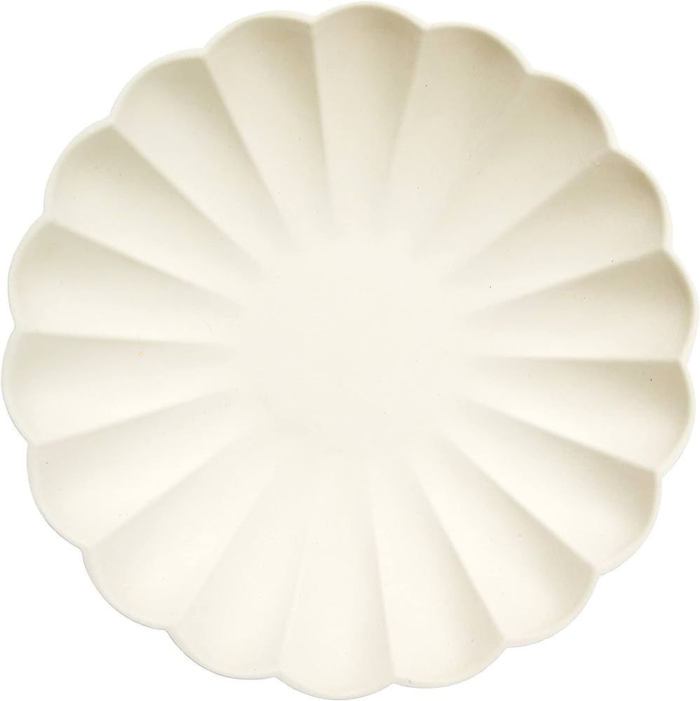 Meri Meri Cream Small Eco Paper Plates | Amazon (US)