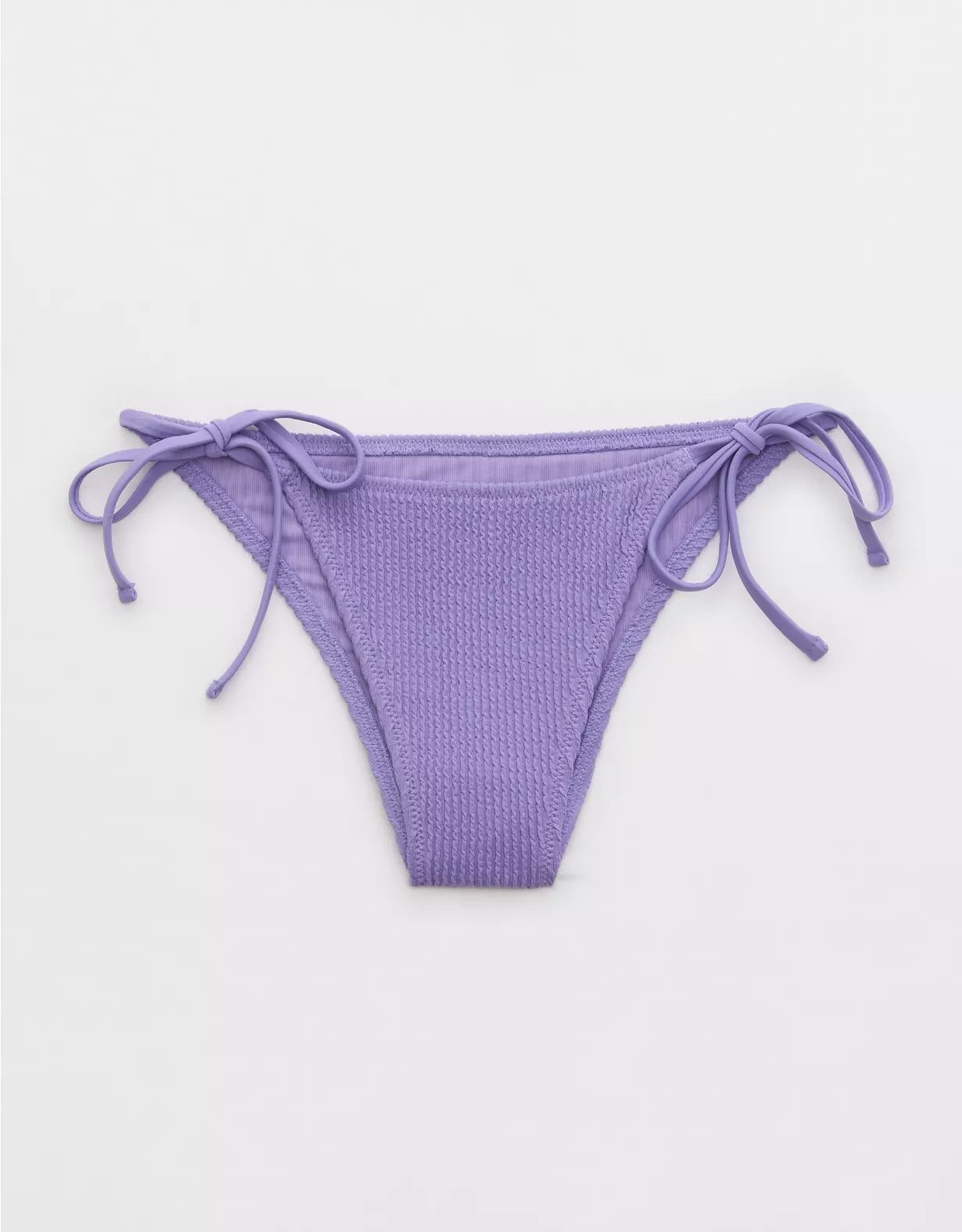 Aerie Crinkle Cheekiest Tie Bikini Bottom | Aerie