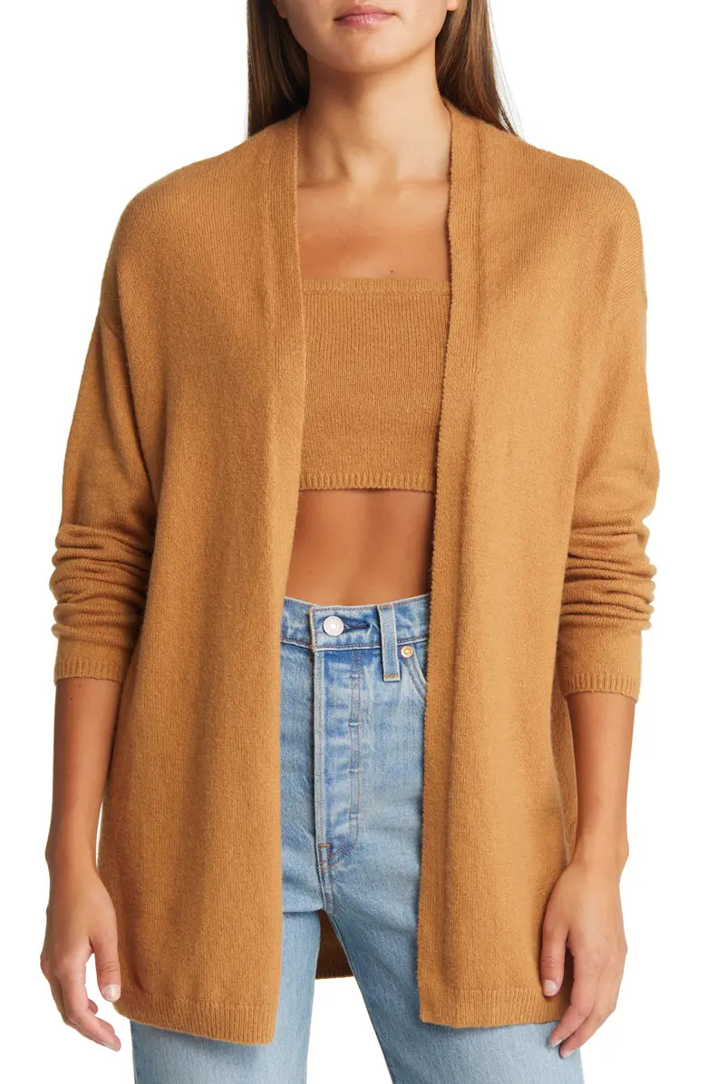 Bandeau Top & Cardigan Set | Nordstrom