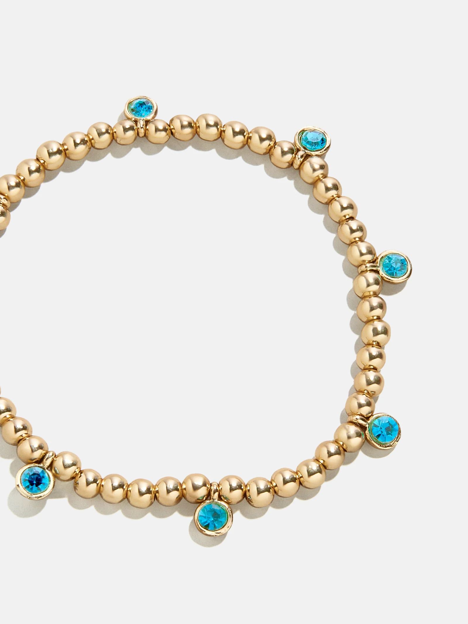 Birthstone Pisa Bracelet - Aquamarine | BaubleBar
