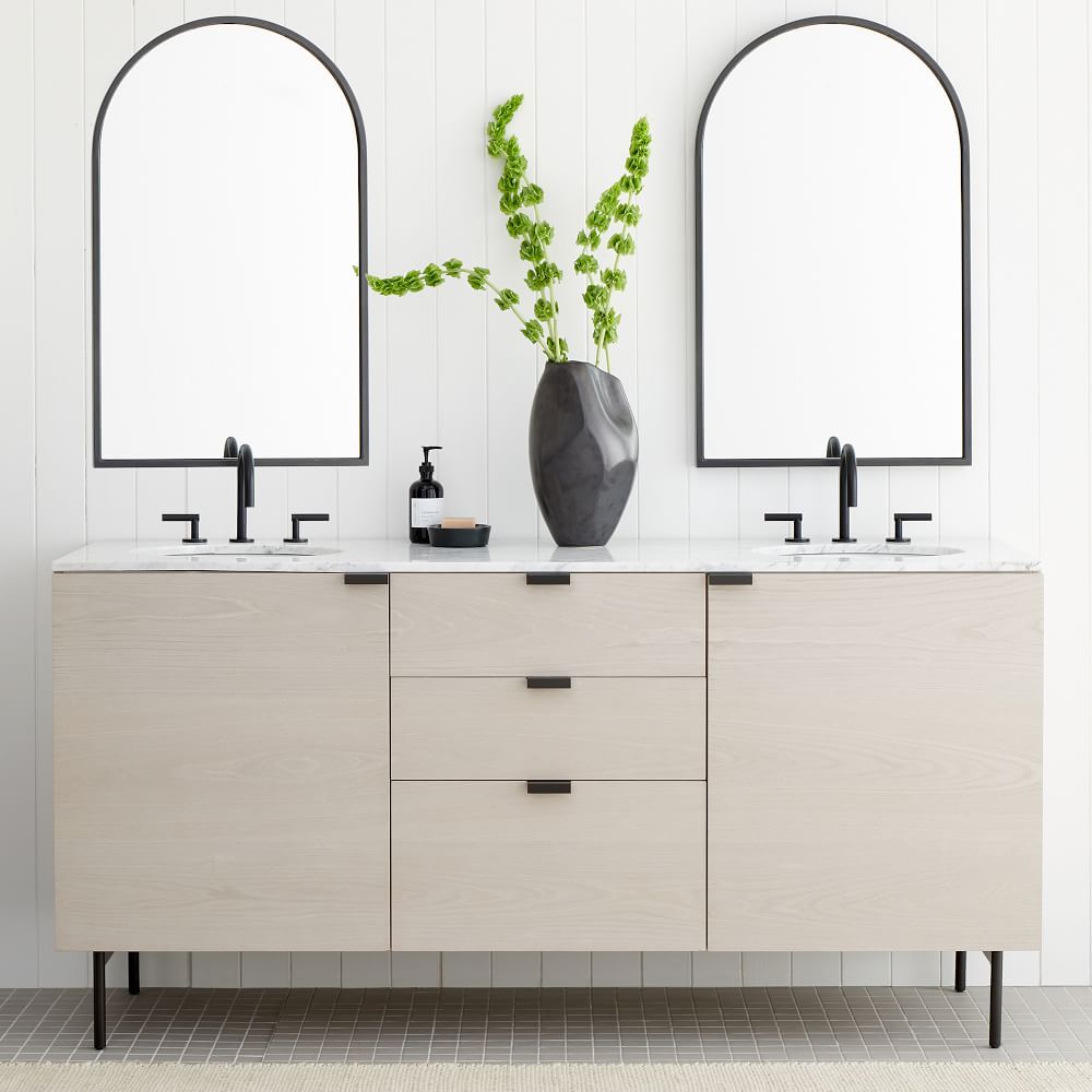 Delphine Double Bathroom Vanity (72&quot;) | West Elm (US)