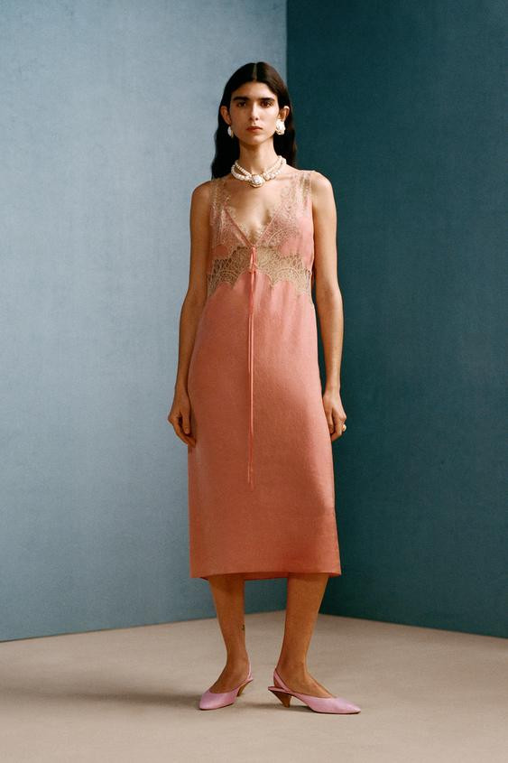 LACE CAMISOLE DRESS WILLY CHAVARRIA X ZARA | Zara UK