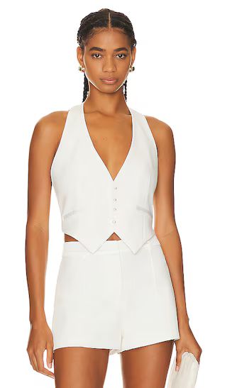 Florence Vest in White | Revolve Clothing (Global)