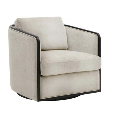 Contemporary Style 1pc Swivel Accent Chairs High Density Foam 360 Degree Swivel Accent Chairs Seat Cushion And Back Pillow | Wayfair North America