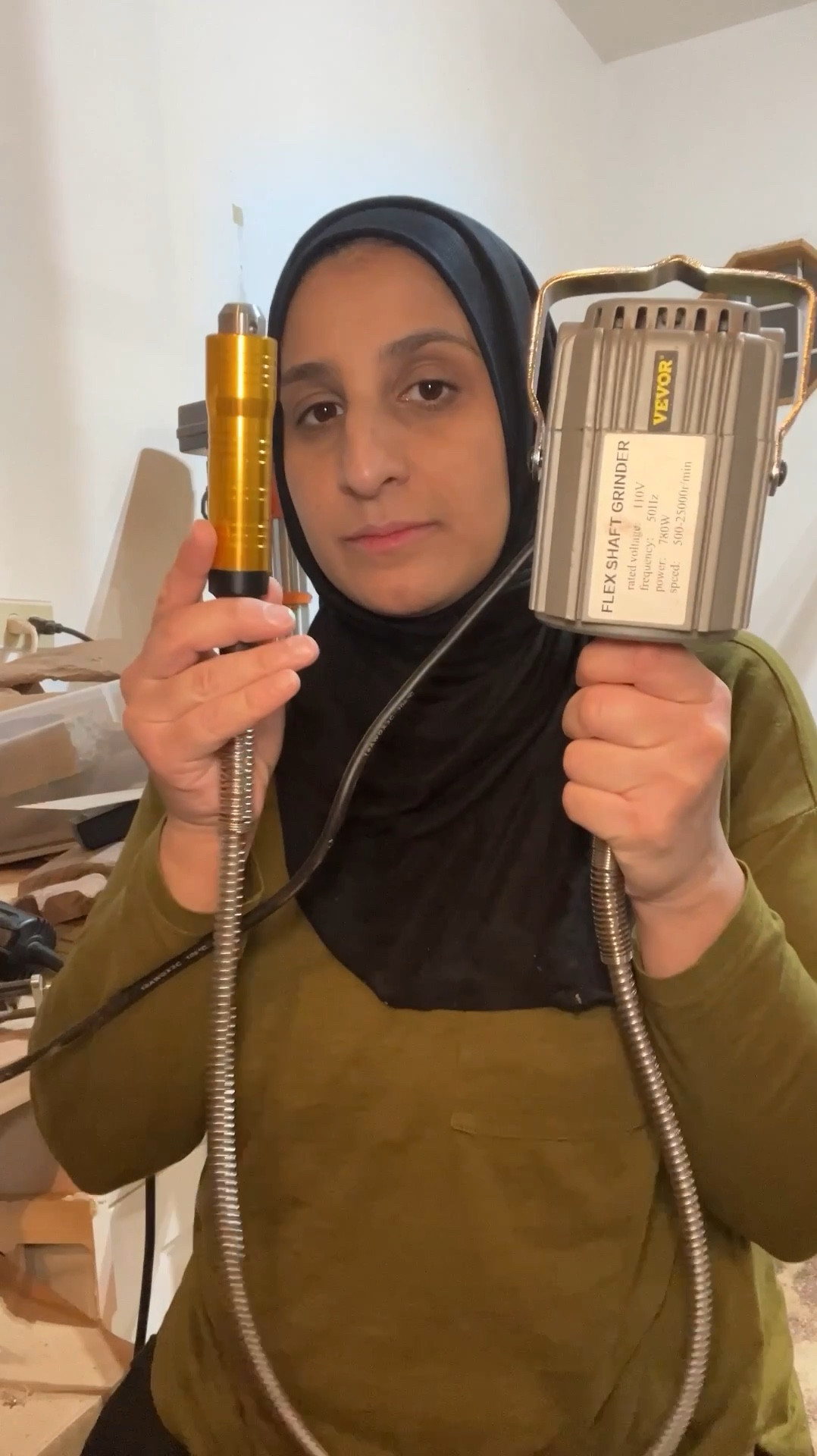 If you’ve ever wanted to try power carving, I found an alternative to a flex shaft grinder that’s a fraction of the price! 