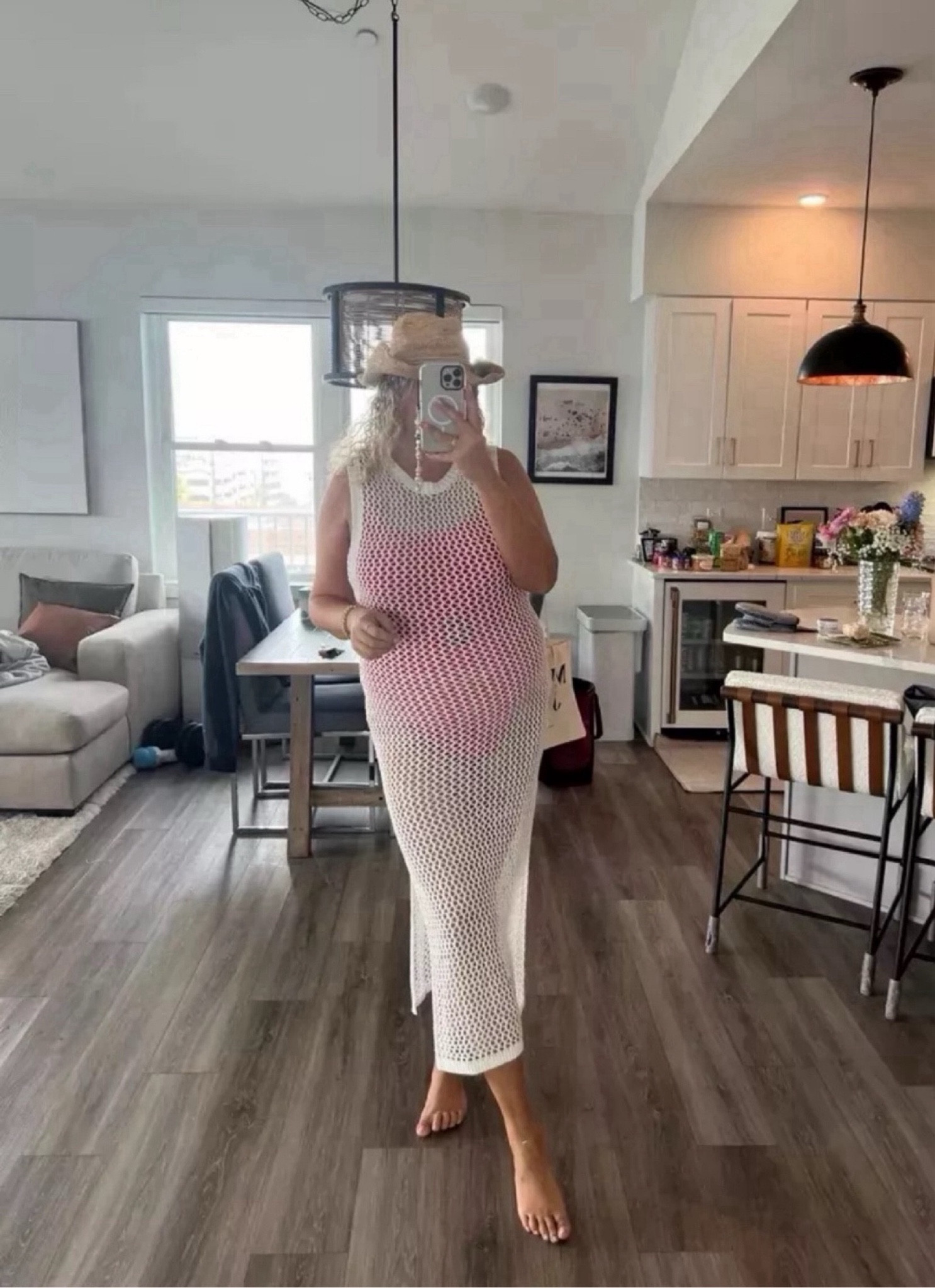 Obsessed with this swim coverup! Hunza g one piece swim, summer outfit, resort wear, cowboy hat, hat attack hat, crochet coverup dress, beach outfit, pool outfit, vacation outfit, resort wear, midsize swim, midsize outfit 

#LTKSwim #LTKMidsize #LTKStyleTip