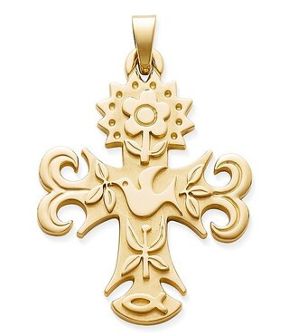 Large La Primavera Cross Pendant | Dillard's