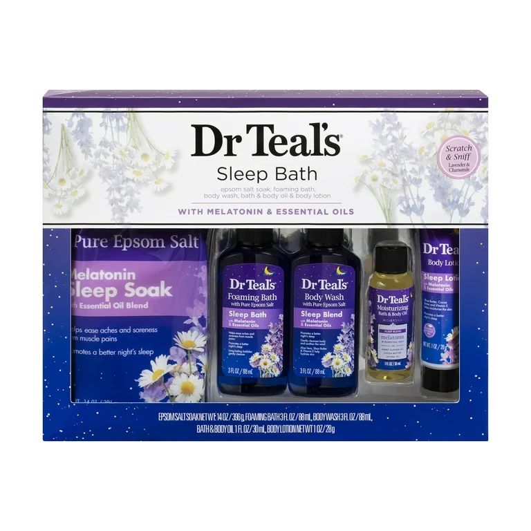 Dr Teal's Bath and Body Regimen Relax & Relief Gift Set: Melatonin | Walmart (US)