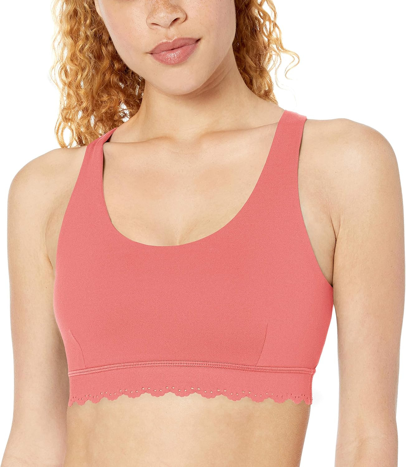 Core 10 Women's Studiotech Icon Series 'Eyelet' Yoga Bralette Sports Bra | Amazon (US)