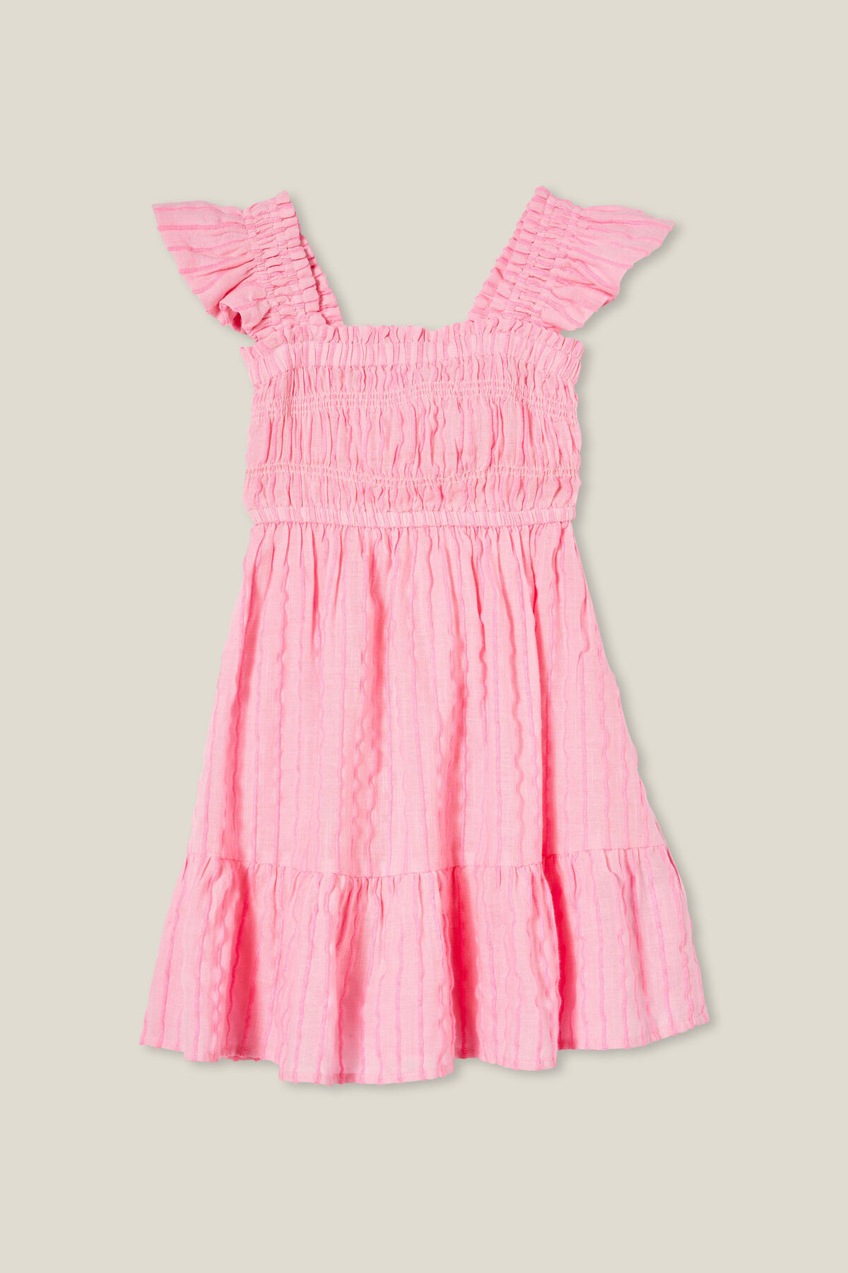 Jeanie Flutter Sleeve Dress | Cotton On (US)