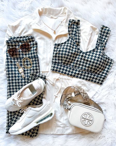 Happy Friday! We are loving this super cute athleisure set that’s super affordable! It comes in additional prints as well. And how cute is this new monogram strap Tory Burch bag? It’s the perfect combo of neutral colors so it goes with so much! This versatile anorak jacket also comes in a vibrant green. Shop it all via the LTK app or head to our link in bio. We hope you all have a great day! 

#LTKitbag #LTKsalealert #LTKFind