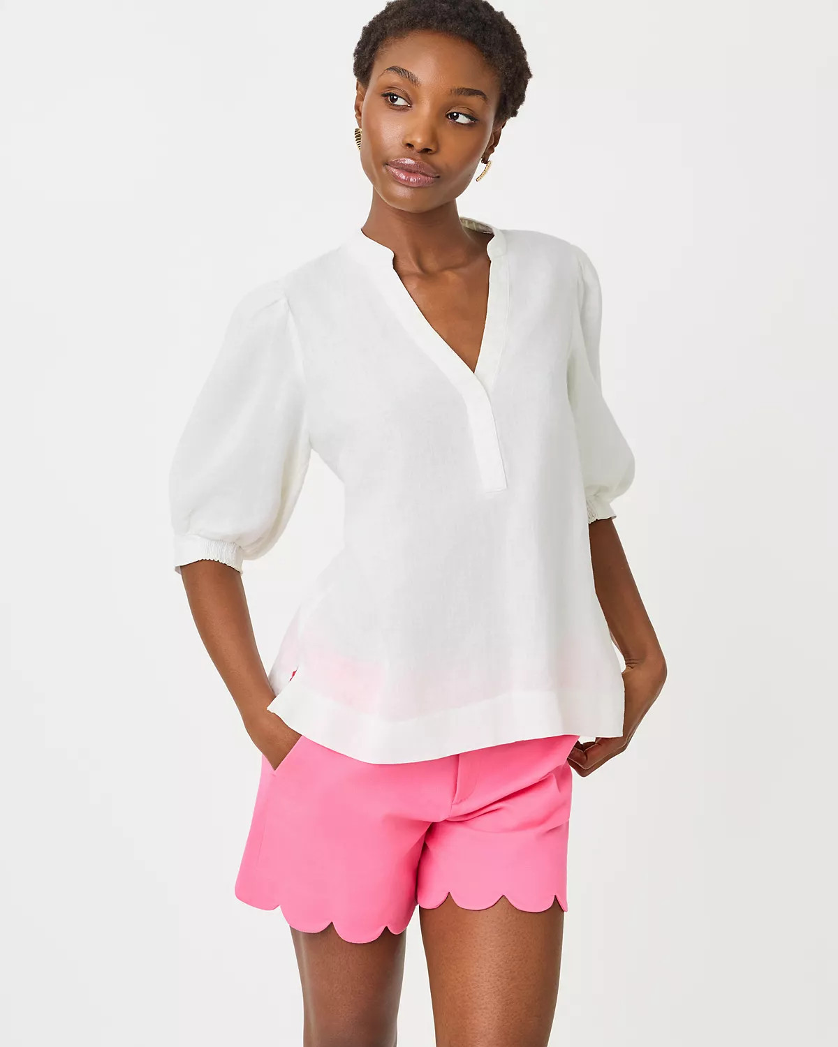 Mialeigh Linen Top | Lilly Pulitzer
