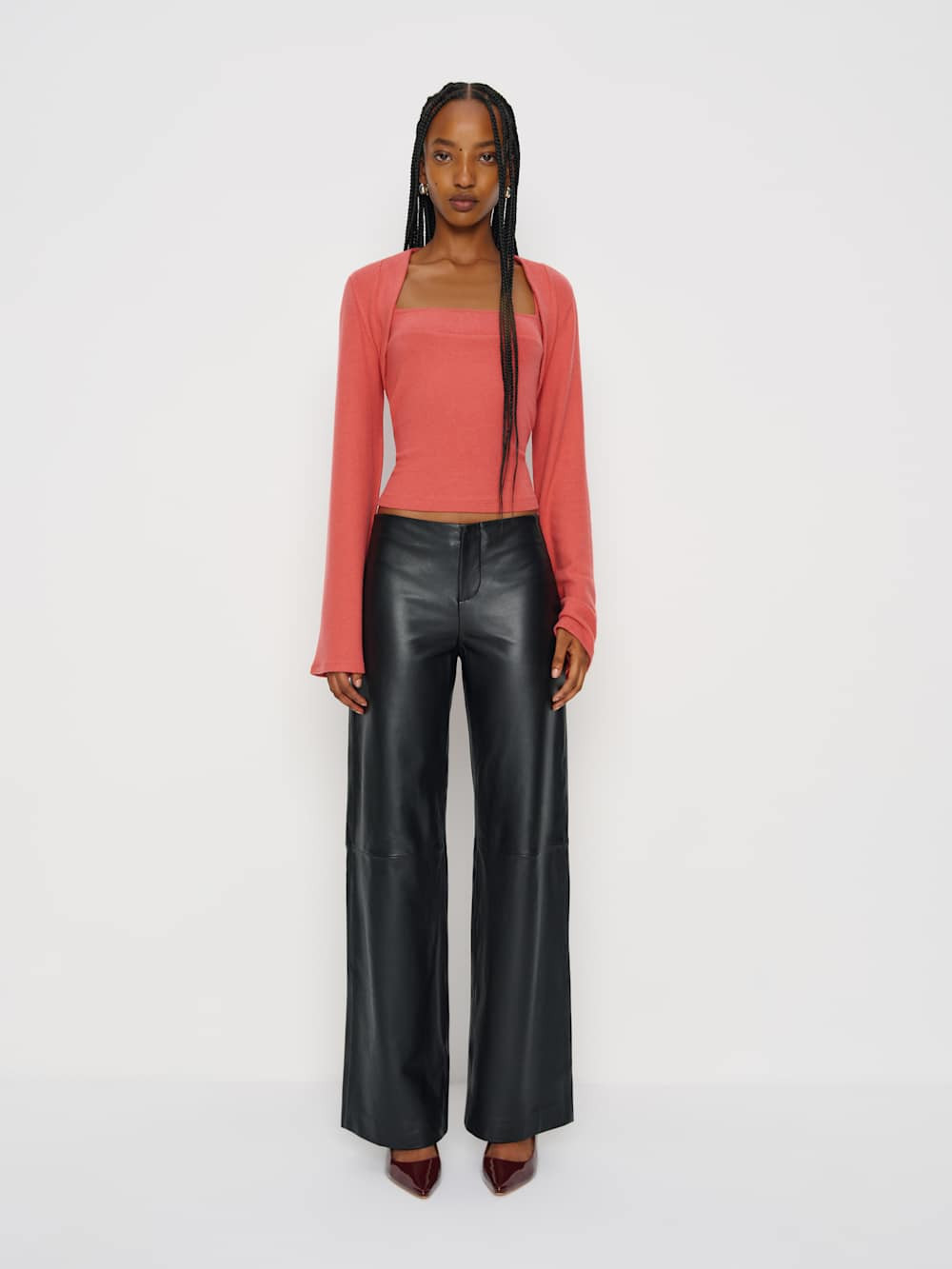 Chloe Knit Shrug Set | Reformation (Global)