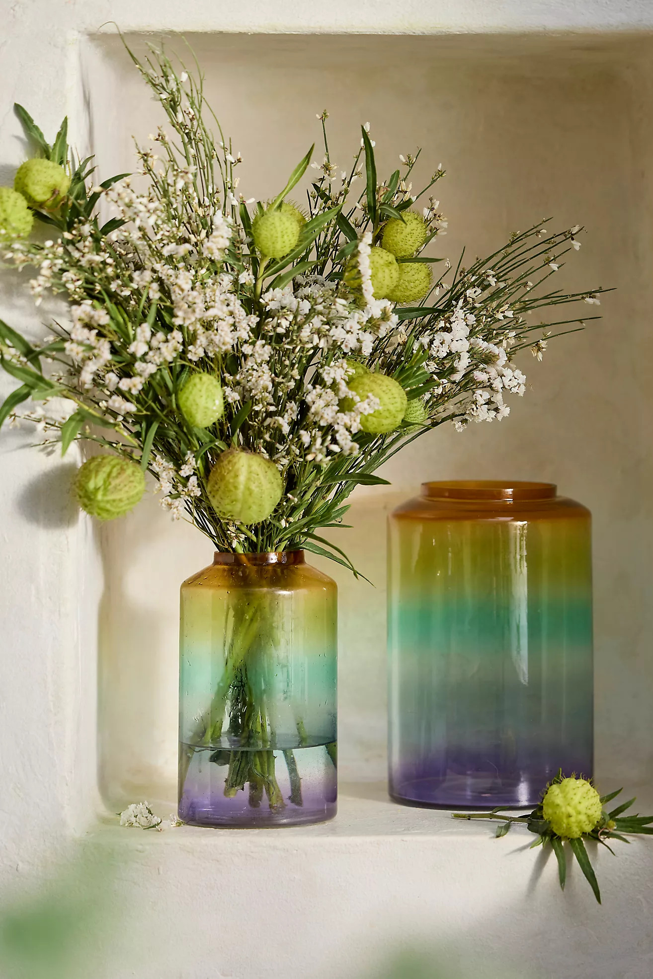 Rainbow Ombre Glass Vase | Anthropologie (US)