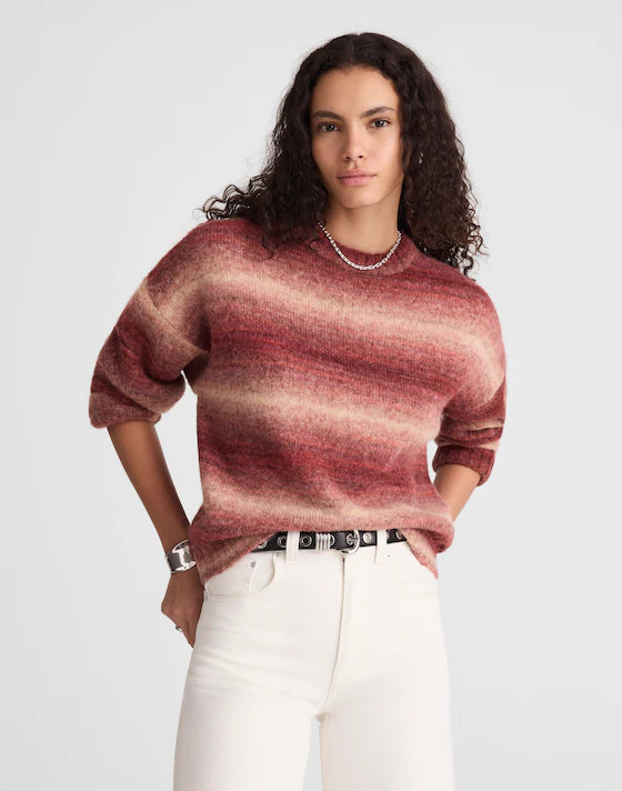 Space-Dyed Drop-Shoulder Sweater | Madewell