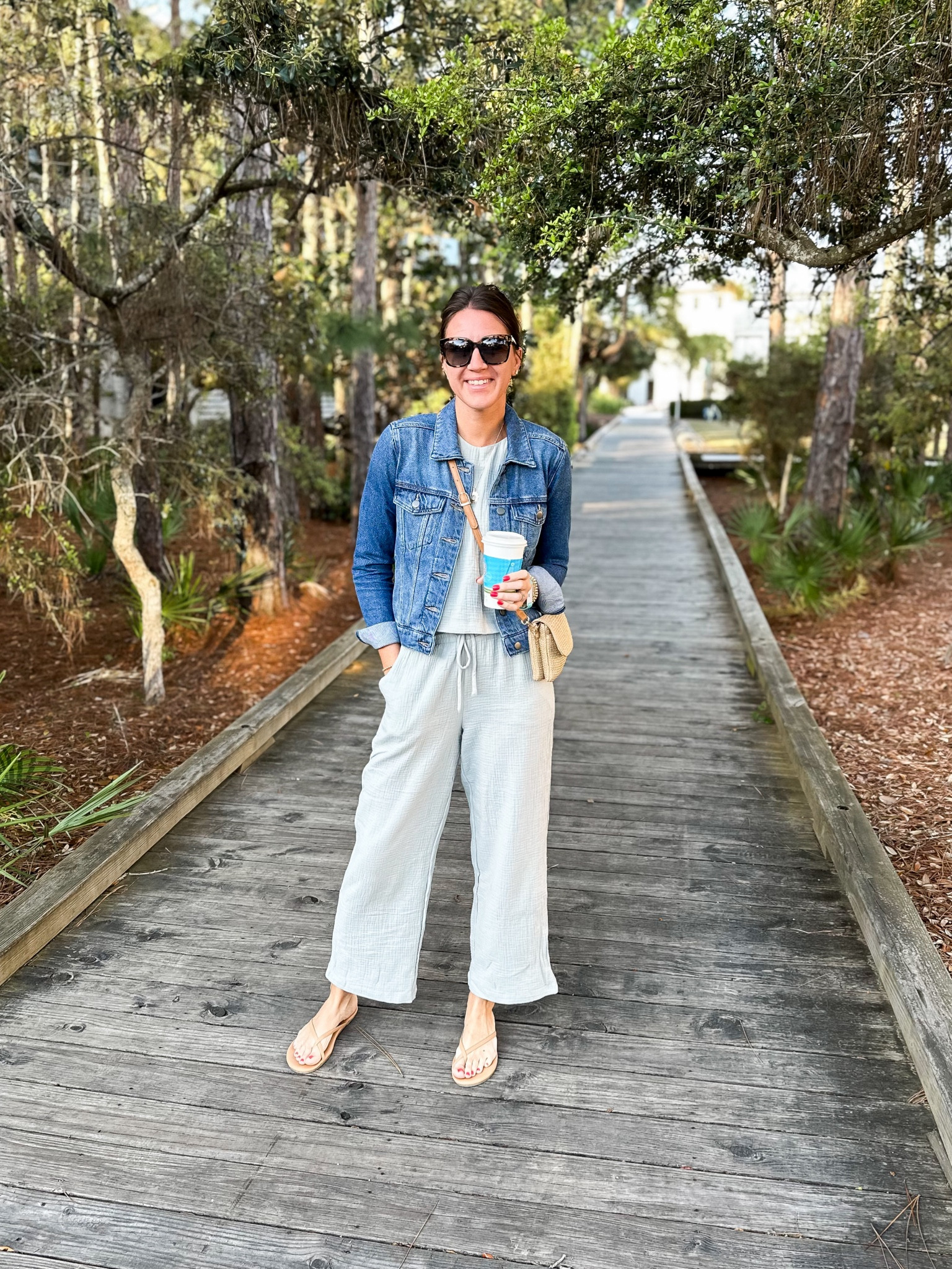 I love this gauze set. It was perfect for a morning coffee run. Wearing a small in everything. 


#LTKfindsunder100 #LTKstyletip #LTKfindsunder50