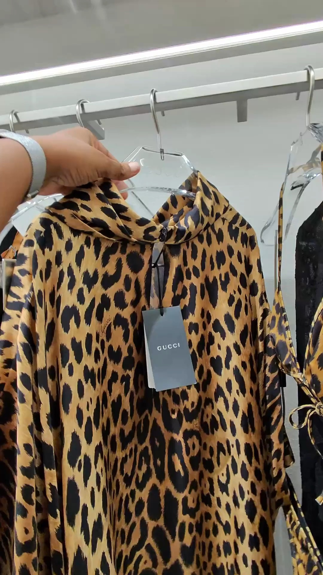 Gucci Leopard Print Silk Maxi Dress | Luxury Italian Designer Fashion

Make a bold statement with this Gucci leopard print silk maxi dress. Crafted in Italy from 100% silk, this floor-sweeping design features a fluid silhouette, a softly draped high neck, and a timeless animal print that blends classic luxury with modern elegance.

#gucci #luxuryfashion #silkdress #animalprint #ltkfashion