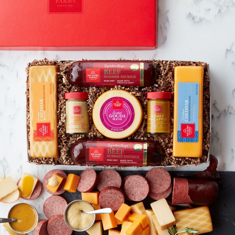 Summer Sausage & Cheese Gift Box | Hickory Farms