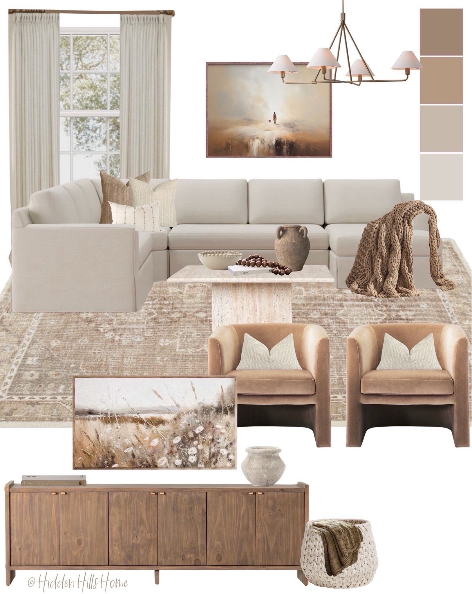 Cozy living room mood board, family room, coffee table, den mood board, neutral living room mood board design #livingroom #moderntransitional 


#LTKSaleAlert #LTKHome #LTKSeasonal