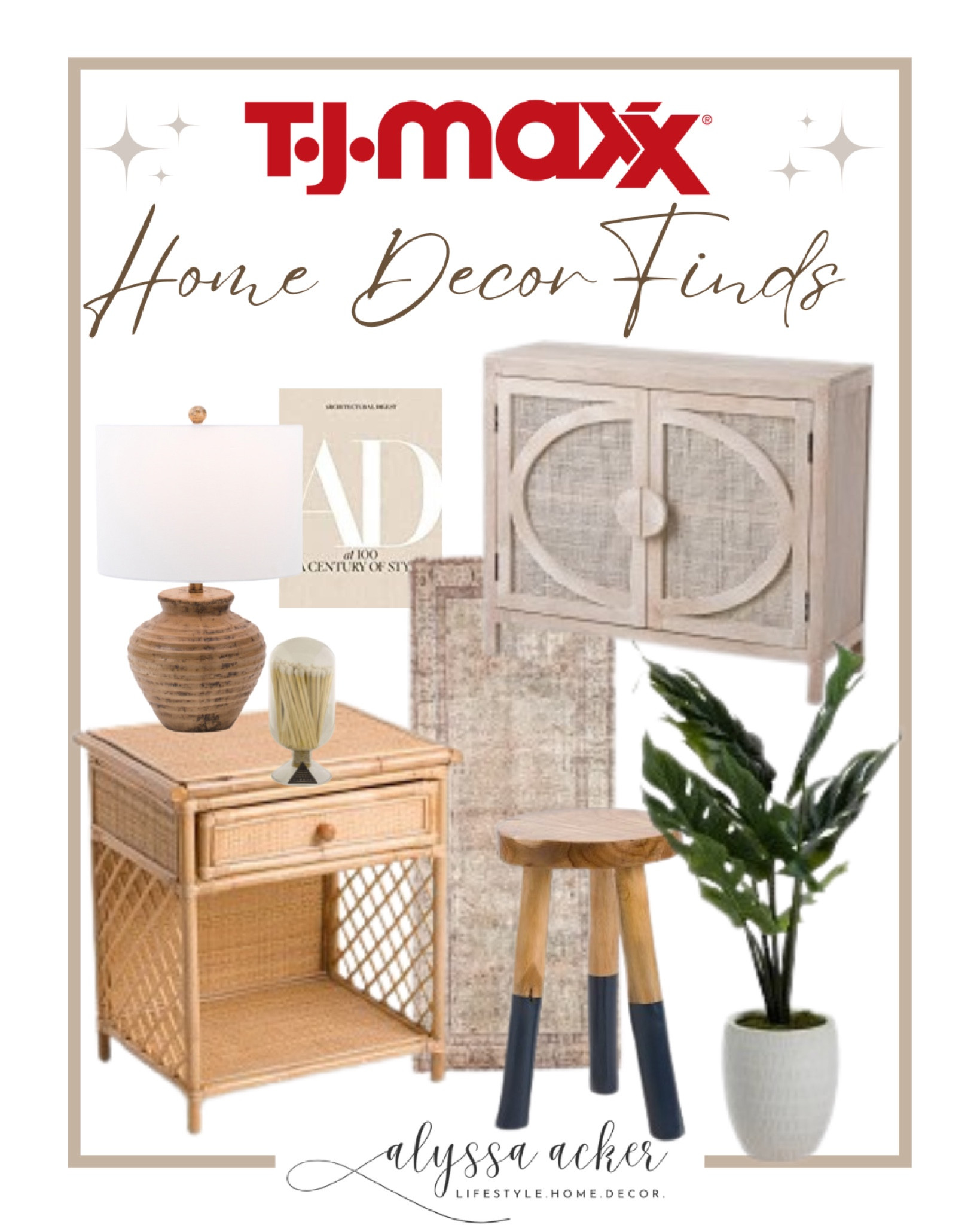 Some of my favorite current TJMaxx finds! Home decor that fits the budget! 

#homedecor #endtables #rattan #serenaandlitlydupe #fauxmonstera #amazonhome #amazon

#LTKstyletip #LTKhome #LTKsalealert