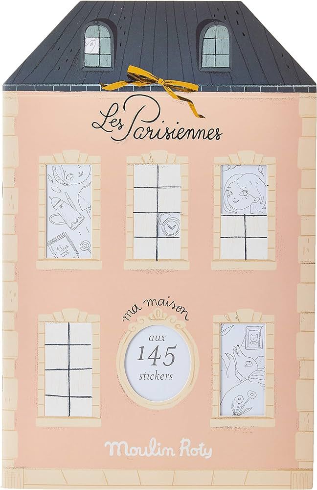 Moulin Roty Les Parisiennes Coloring and Sticker Book, V2 (V1) | Amazon (US)