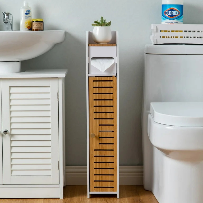 Toilet Paper Storage,Toilet Paper Holder Stand Beside Toilet Storage for Bathtroom Storage,Bathro... | Walmart (US)