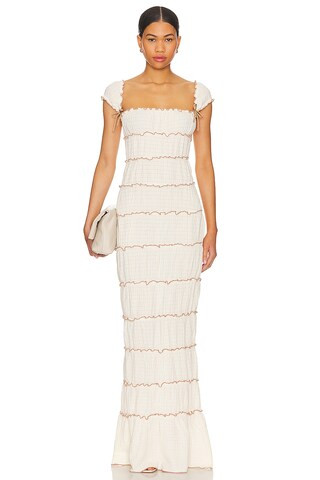 Mathilda Maxi Dress in Ivory | Revolve Clothing (Global)