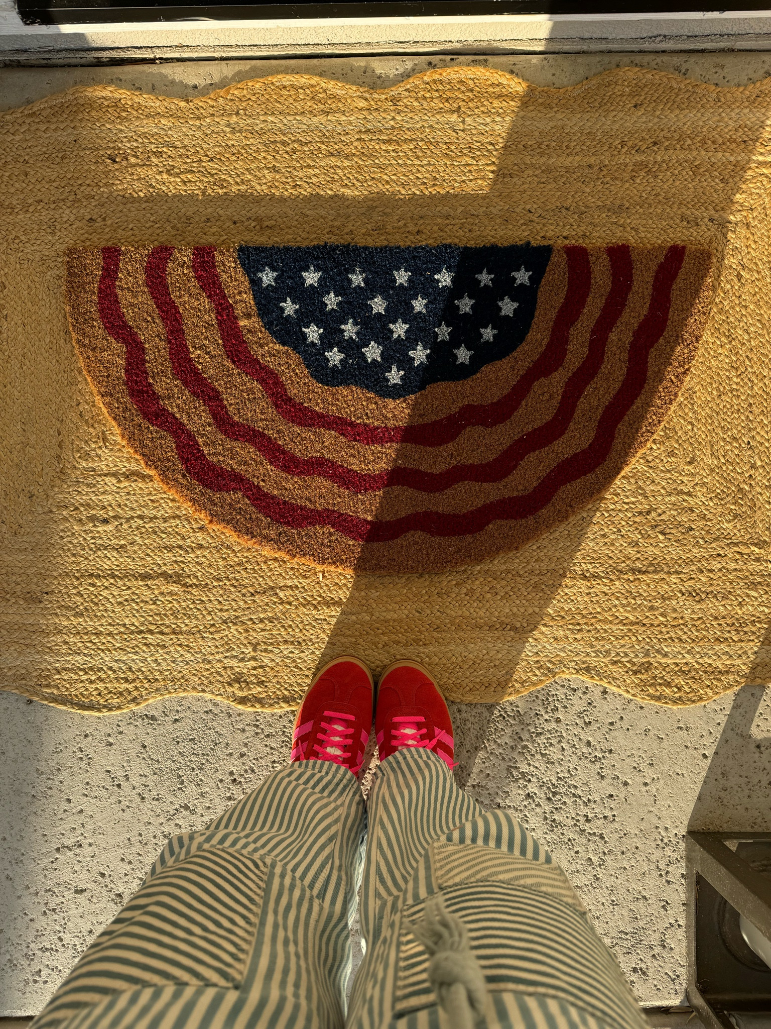 The perfect 4th of July door mat 🇺🇸 @potterybarn 

#LTKSeasonal #LTKFindsUnder50 #LTKHome