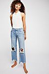 Maggie Mid-Rise Straight-Leg Jeans | Free People (Global - UK&FR Excluded)