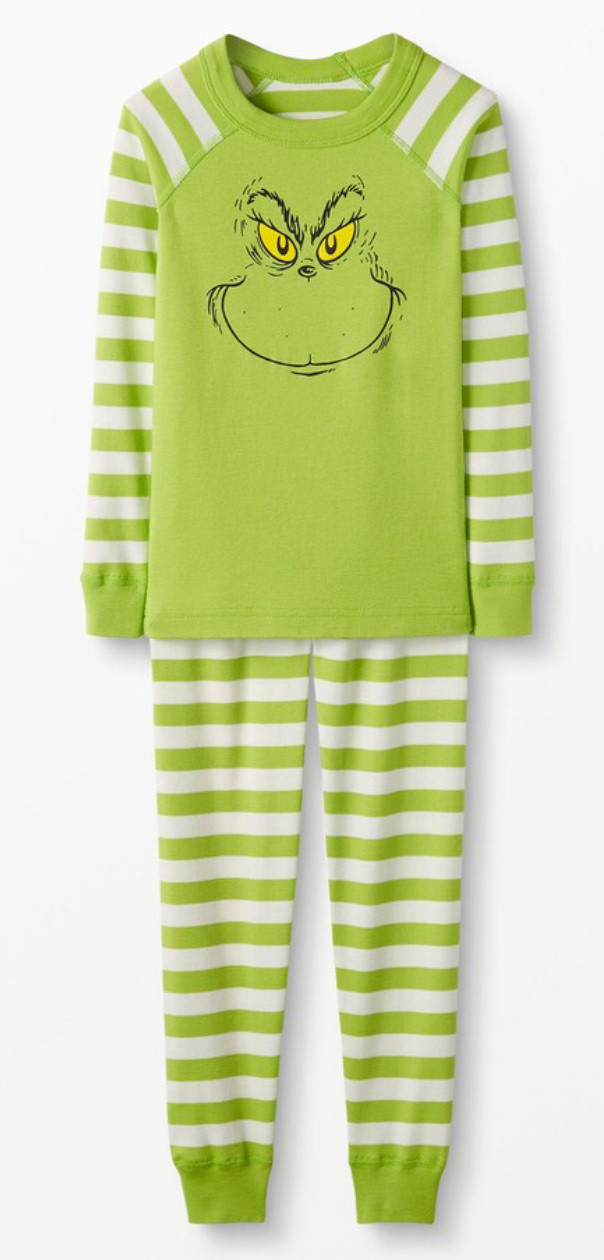 Grinch Pajamas by Hanna Anderson 

#LTKKids #LTKHoliday #LTKGiftGuide