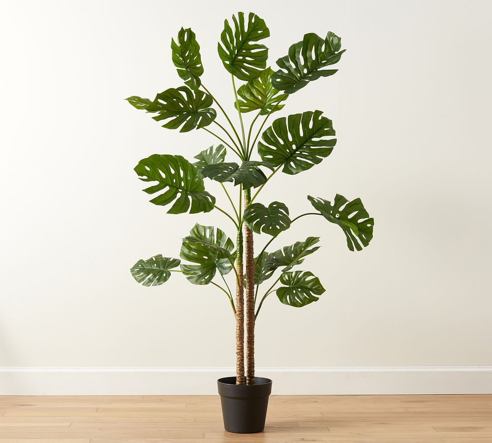 Faux Monstera Tree, 7.25', Green | Pottery Barn (US)