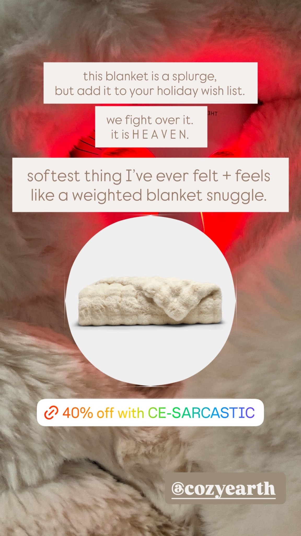 40% off sitewide at Cozy Earth with code CE-SARCASTIC 

THE BAMBOO SHEETS ARE LIFE CHANGING! As is this blanket ! 

#LTKHome #LTKGiftGuide #LTKHoliday