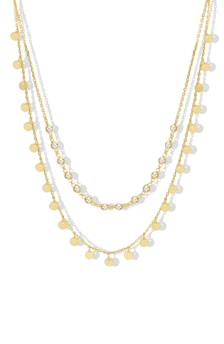 Shaker & Stone Station Layered Necklace | Nordstrom