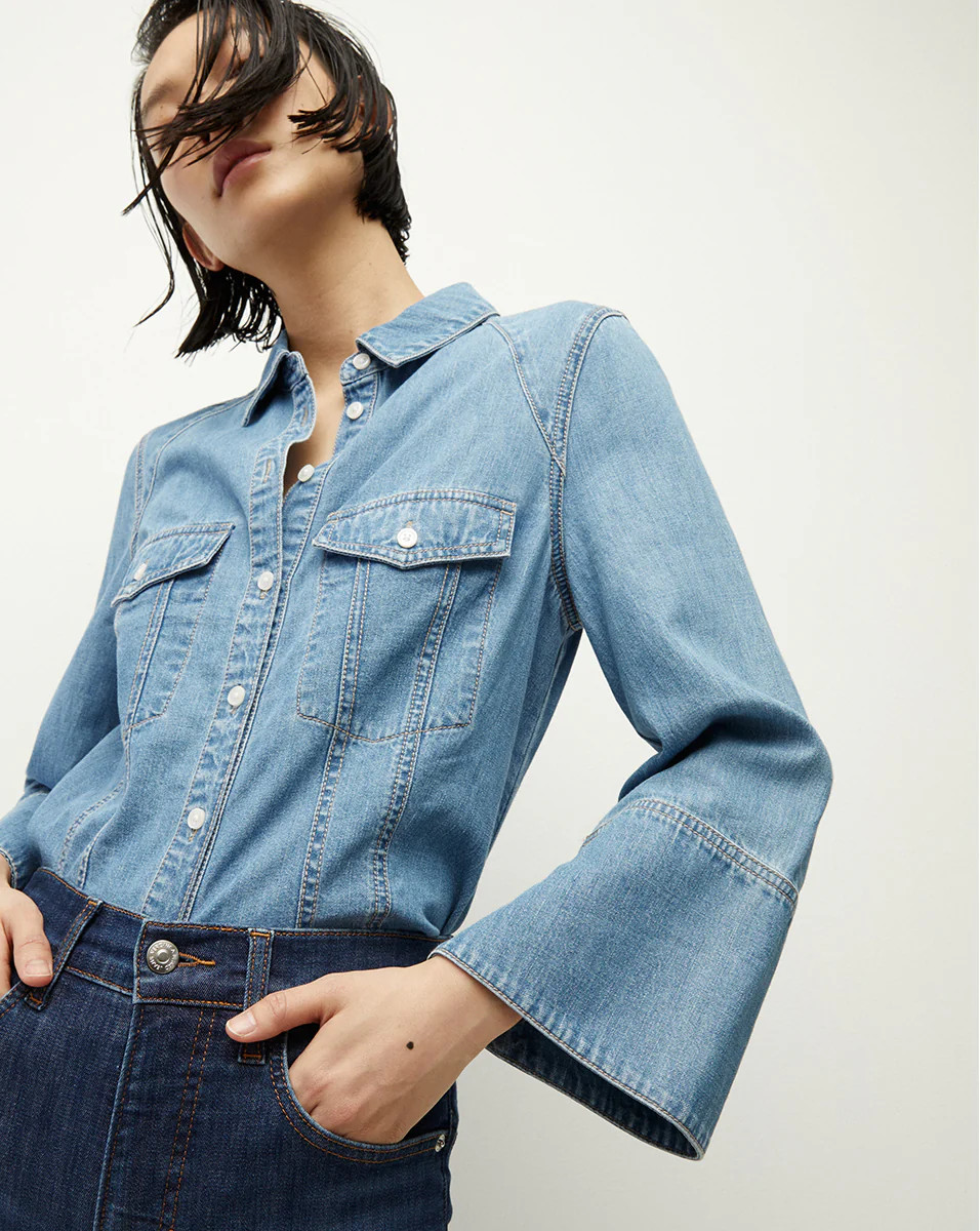 Tivi Denim Shirt | Veronica Beard