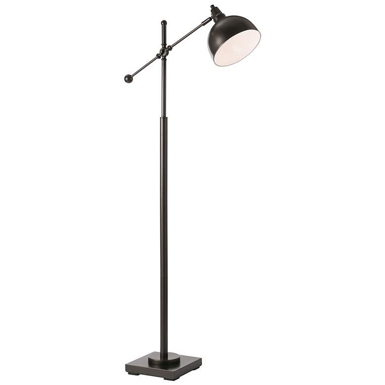 Lite Source Cupola Adjustable Height Bronze Metal Task Floor Lamp - #928N2 | Lamps Plus | Lamps Plus