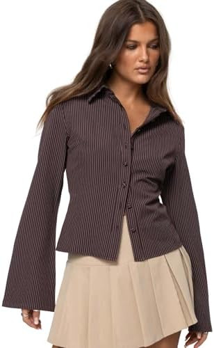 girls Anni Pinstripe Shirt | Amazon (US)