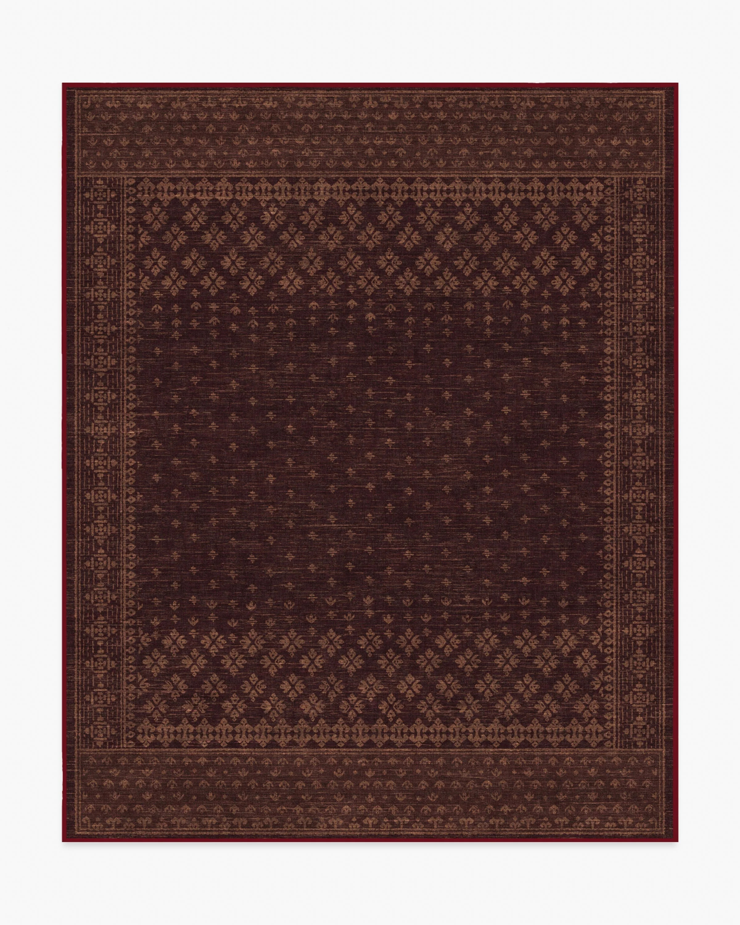 Fernanda Burgundy Rug | Ruggable US | Ruggable