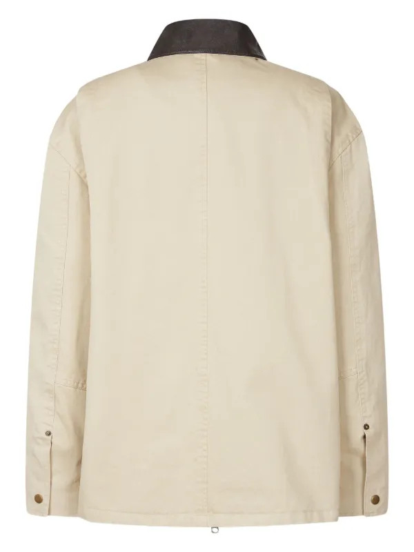 twill-weave single-breasted jacket | Farfetch Global