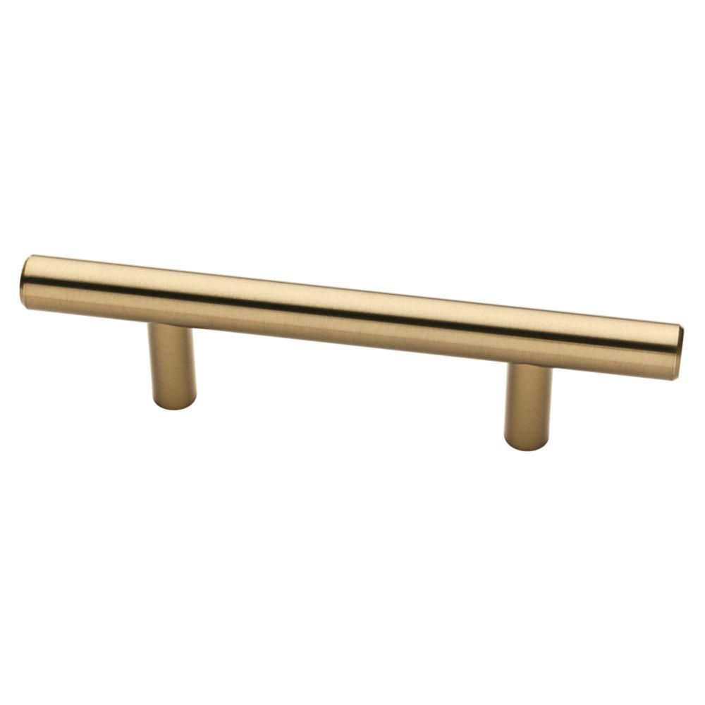 Liberty 3 in. (76 mm) Center-to-Center Champagne Bronze Bar Drawer Pull-P13456C-CZ-C - The Home D... | The Home Depot