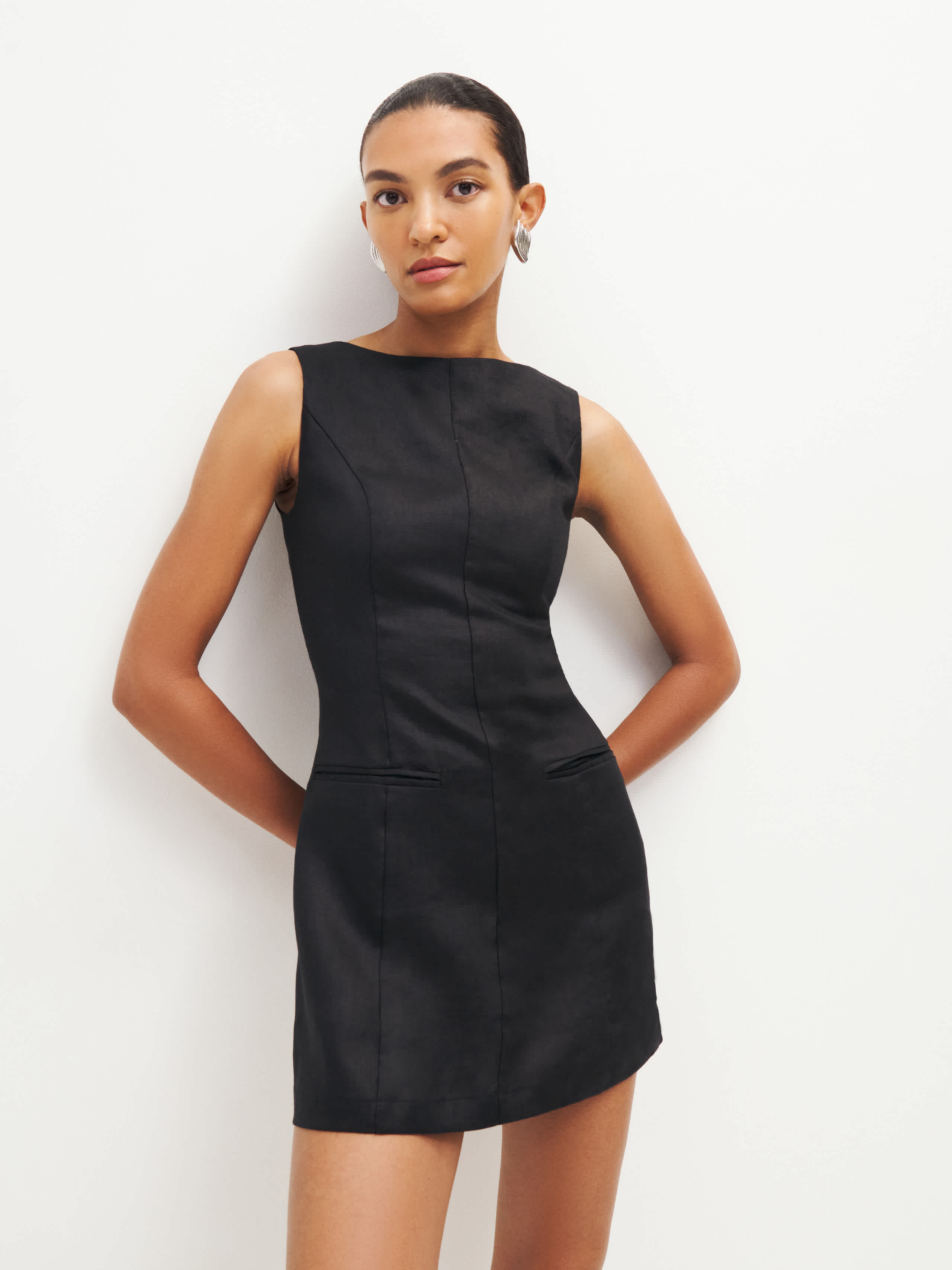 Petites Citron Linen Dress | Reformation (Global)