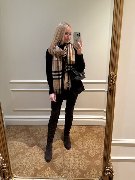 This was my go to outfit in NYC! I wore it twice on the trip because it was comfy and warm. 